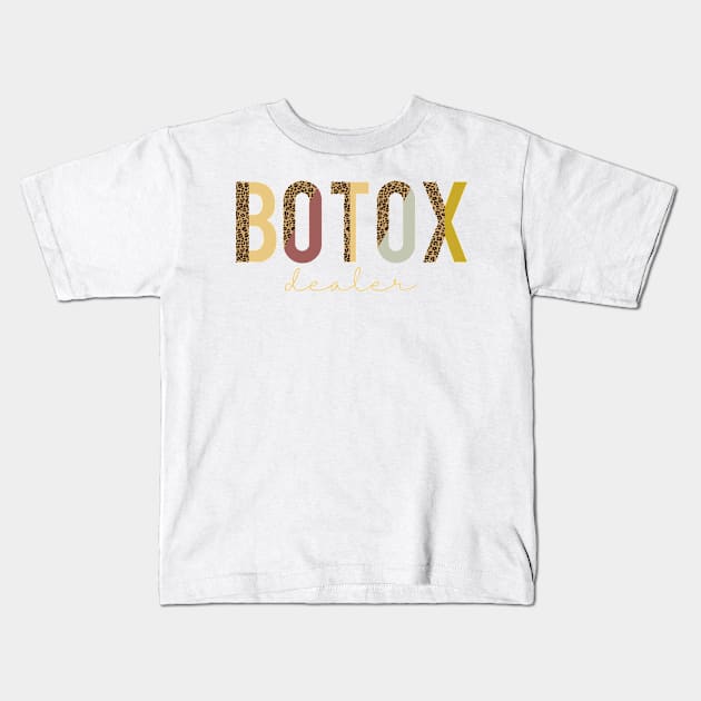 Great gift idea for Botox Dealer Lover Filler Lips Boss Babe Nurse Injector Plastic surgery Esthetician funny gift Kids T-Shirt by The Mellow Cats Studio